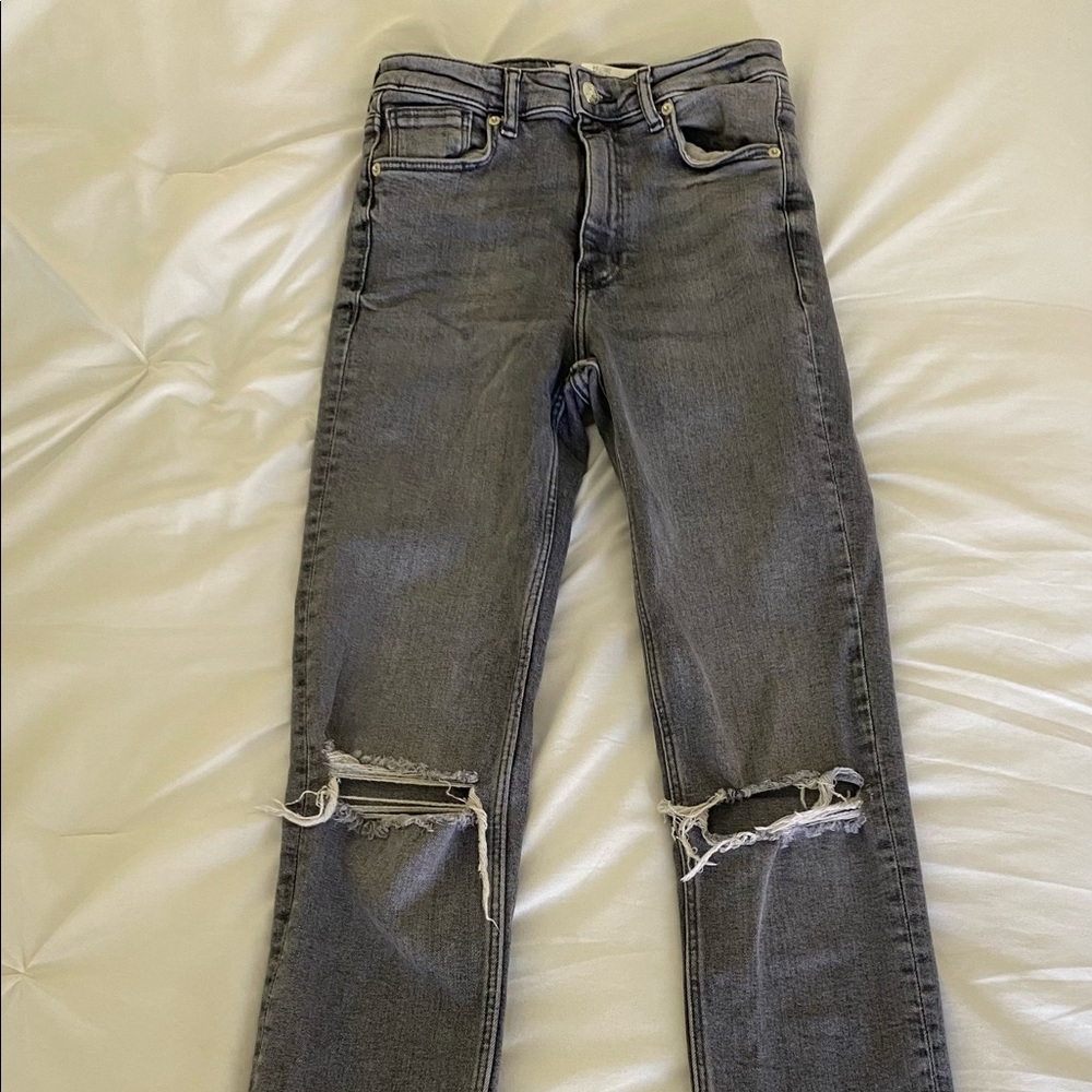 Light gray Zara jeans